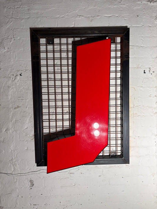 Vintage Leuchtbuchstabe J– Original aus alter Leuchtreklame