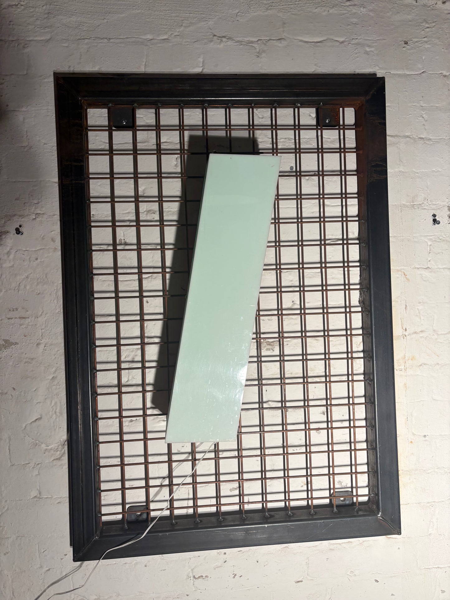 Vintage Leuchtbuchstabe I – Original aus alter Leuchtreklam