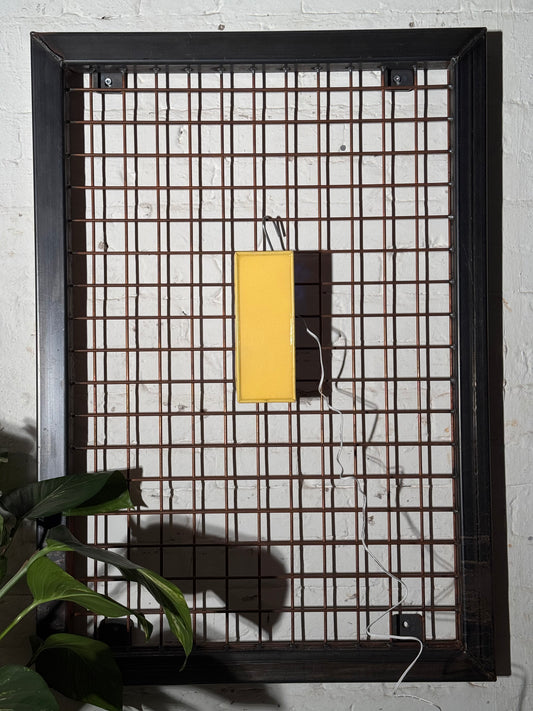 Buchstabe I – Vintage Leuchtbuchstabe aus Metall