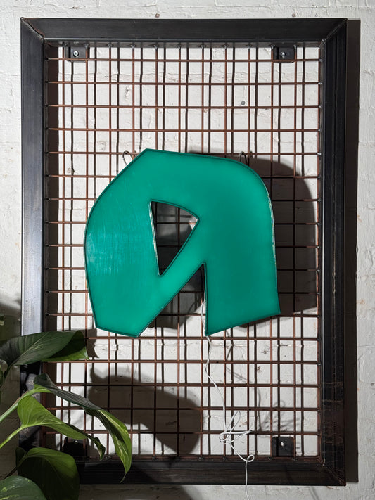 Buchstabe A – Vintage Leuchtbuchstabe aus Metall