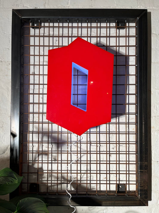 Buchstabe O – Vintage Leuchtbuchstabe aus Metall - goodoldletters