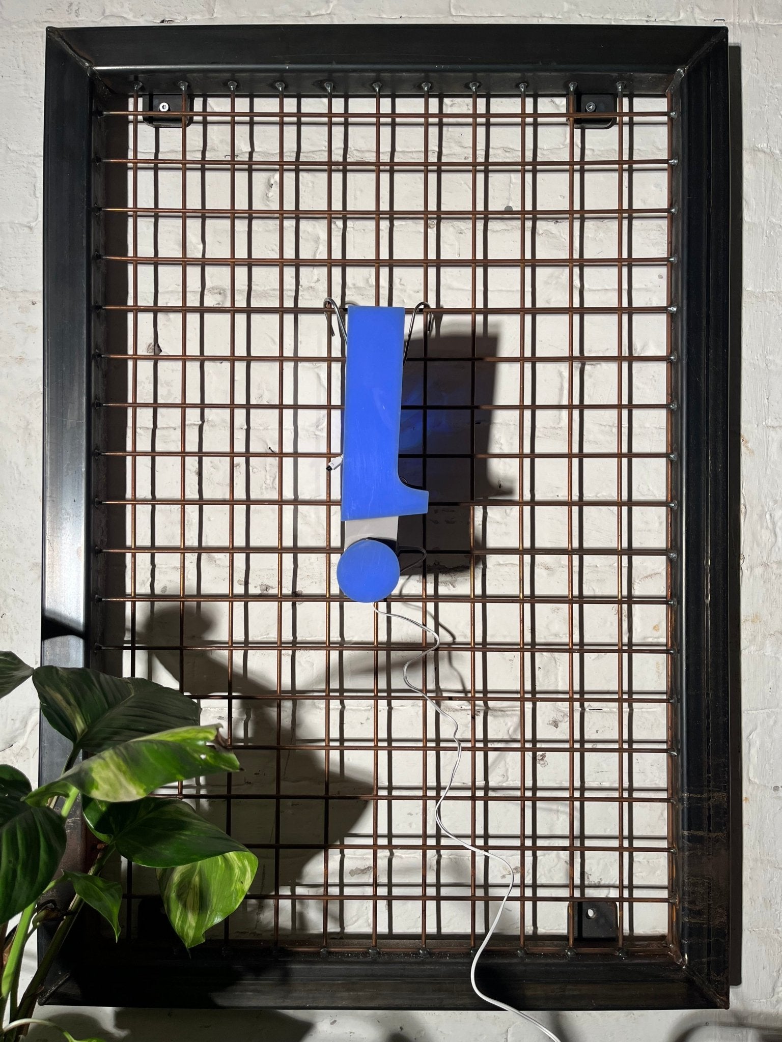 Buchstabe „!“ – Vintage Leuchtbuchstabe aus Metall - goodoldletters