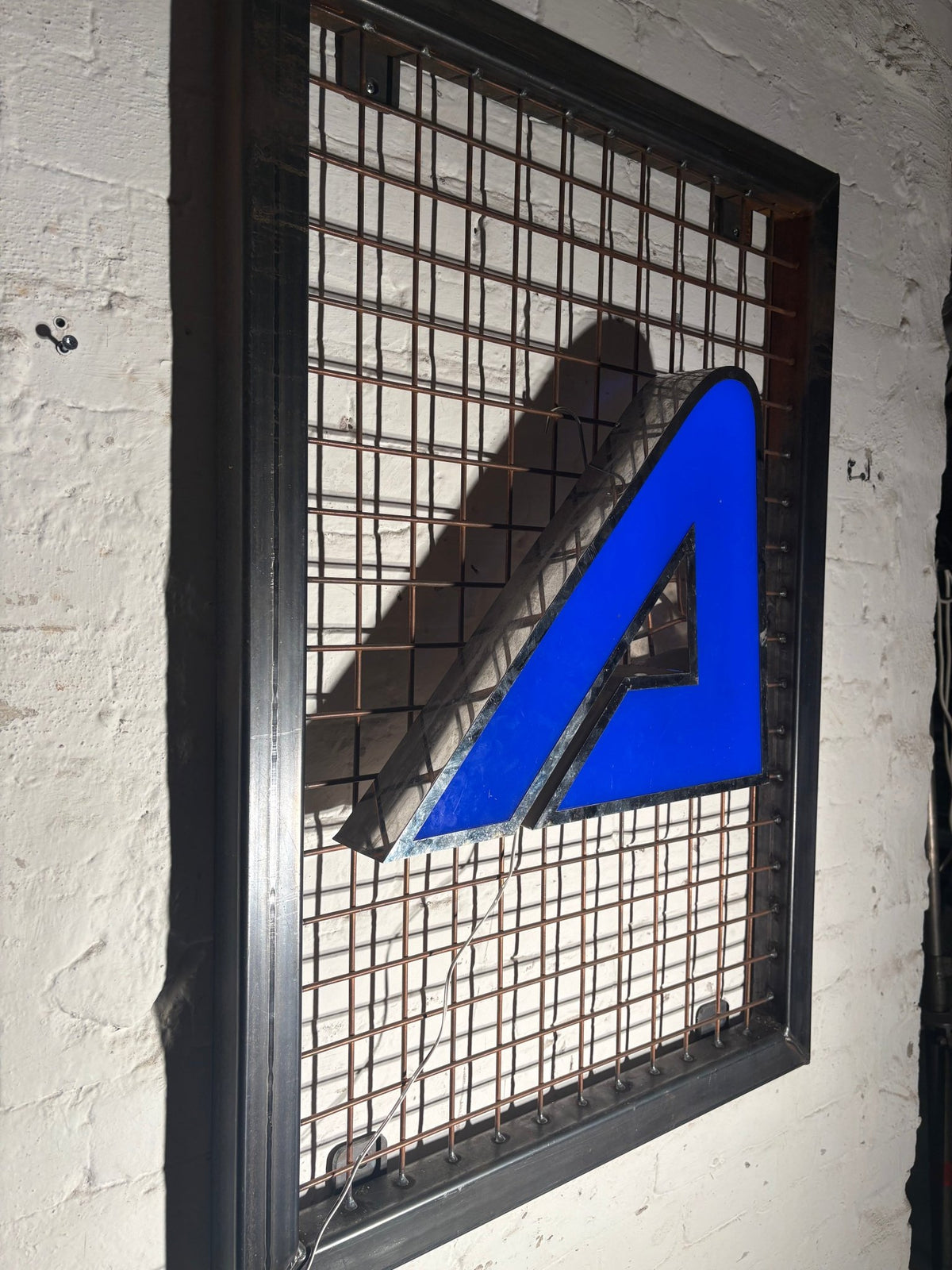 Vintage Leuchtbuchstabe A – Original aus alter Leuchtreklame - goodoldletters