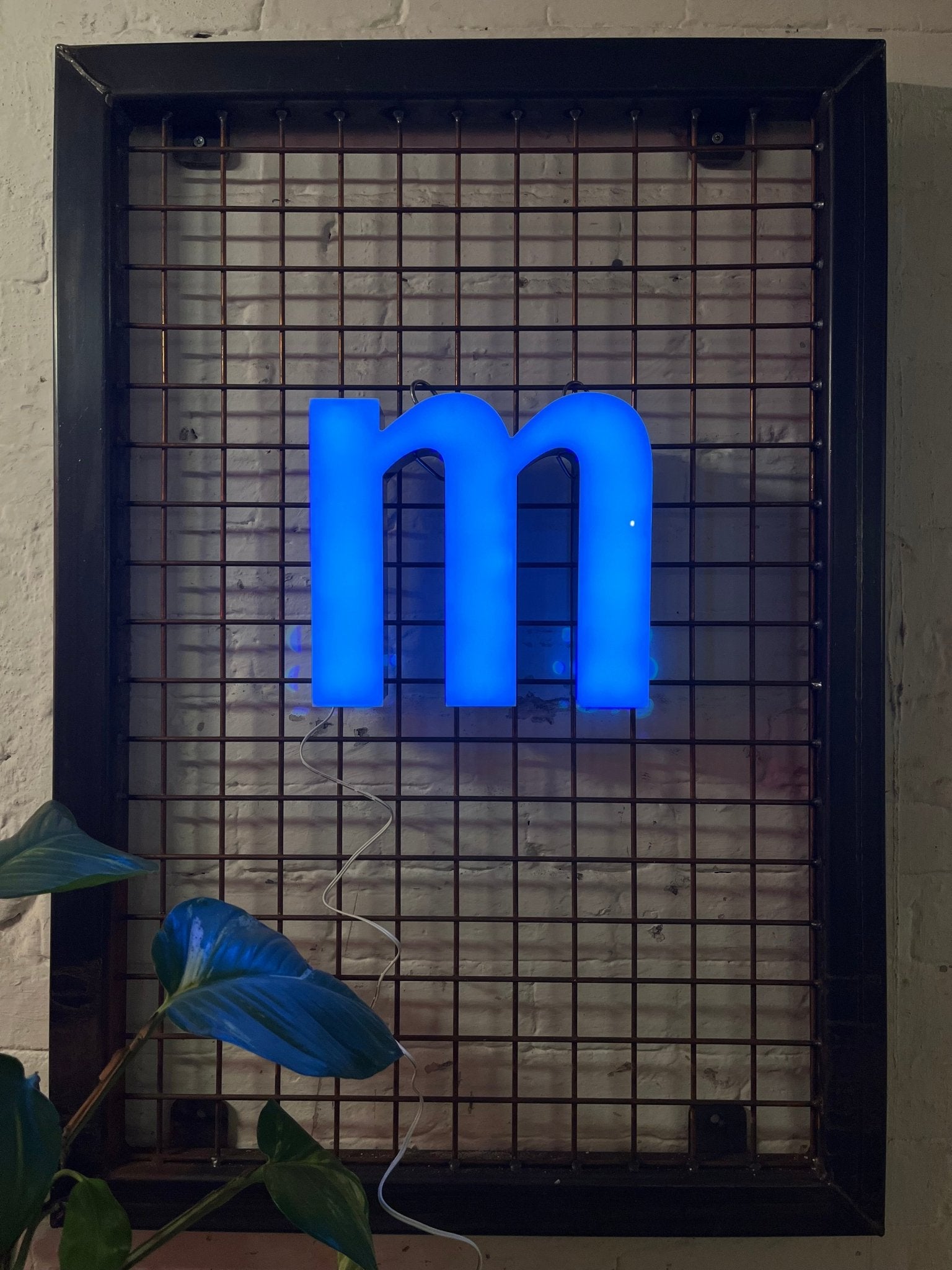 Vintage Leuchtbuchstabe M – Original aus alter Leuchtreklame - goodoldletters